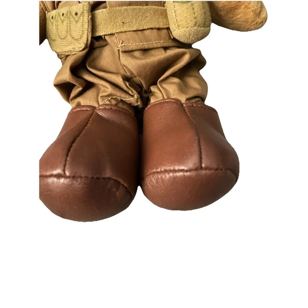Vintage Washington DC Soldier Teddy Bear Souvenir Plush/Monument Patch Military